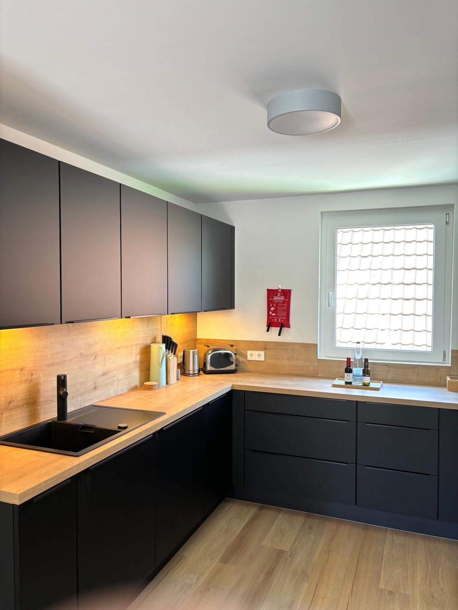 Gesamte Wohnung, Kueche, Parkplatz, Terrasse Bad Bellingen Εξωτερικό φωτογραφία